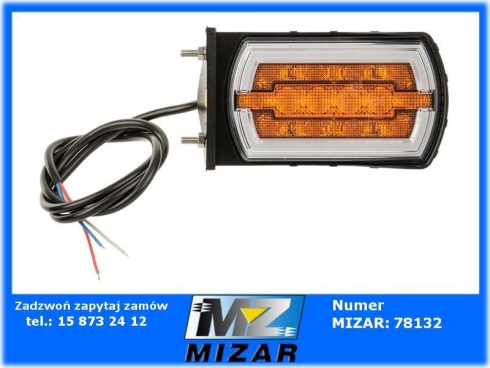 Lampa zespolona przednia 33 LED NEON z mocowaniem bocznym CLEOfront Horpol-69029