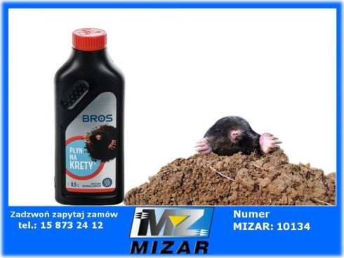 Płyn na krety zapachowy odstrasza krety 500ml BROS-69082