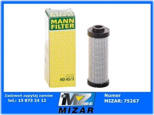 Filtr hydrauliczny Fendt MANN FILTER odp. F737960020060 F931962025010-69121