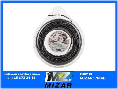 Żyłka tnąca do kosy 3,3mm 15mm Desert Extrusion VORTEX-69214