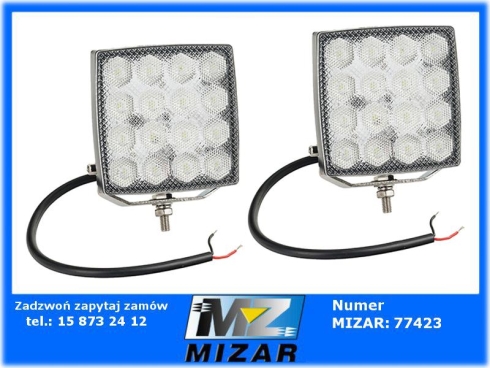 Lampa robocza 16 LED 48W flood IP 67 Kamar światło rozproszone 2szt-69296