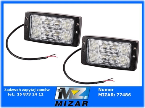 Lampa Robocza 8 LED 40W 3200LM OSRAM Fendt Massey Ferguson - Światło Rozproszone 2szt-69291