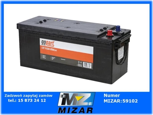 Akumulator 12V 145Ah 850A Gopart-69264