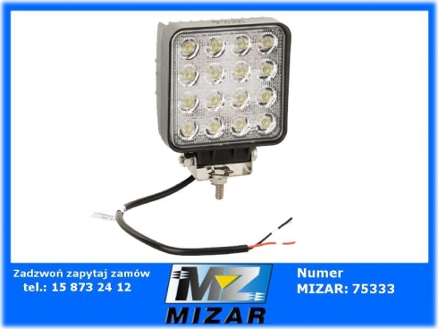 Lampa robocza AWL05 16 LED halogen białe światło skupione AMiO-69392