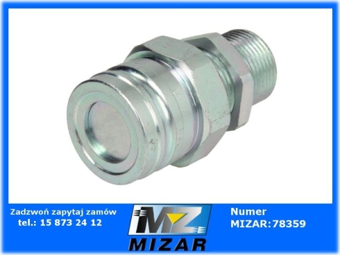 Szybkozłącze męskie wtyczka hamulcy hydraulicznych M22x1,5 GZ Faster-69316