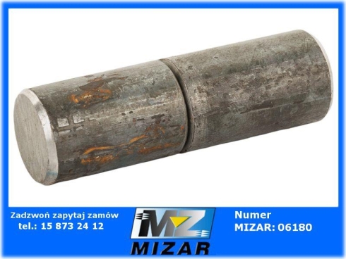 Zawias toczony 24x80mm do bramy drzwi-69348