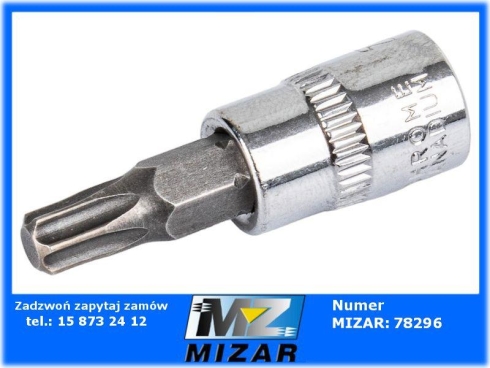 Nasadka 1/4" z bitem TORX T30 Teger-69781