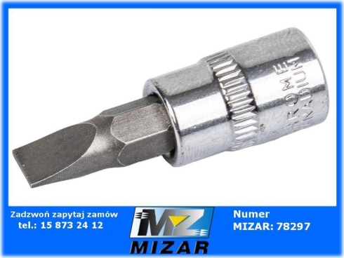 Klucz nasadowy 1/4" z bitem SL 37mm SL6 Teger-69782