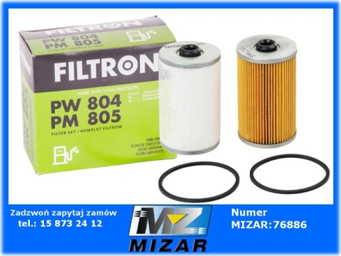 Filtr paliwa Ursus C-330 C-360 C-385 Filtron PW 804 + PM 805 zestaw 2szt.-69857