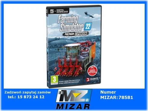 Farming Simulator 22 Premium Expansion PC - dodatek do gry Farming Simulator-70248