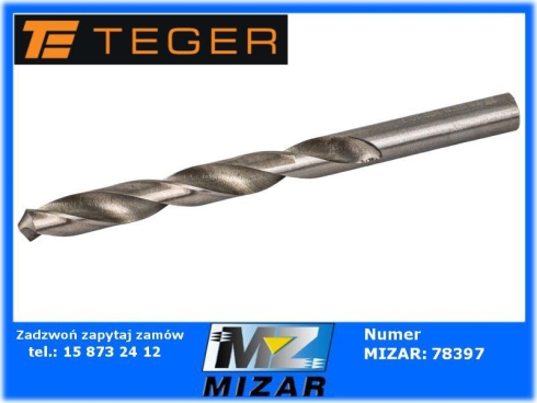 Wiertło do metalu HSS 10,7mm DIN 338 Teger-70456