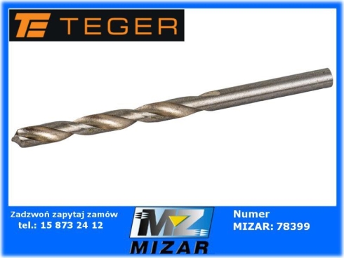 Wiertło do metalu HSS 5,2mm DIN 338 Teger-70454