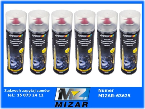 Zmywacz do czyszczenia hamulców 500ml spray MOTiP 6szt.-70472