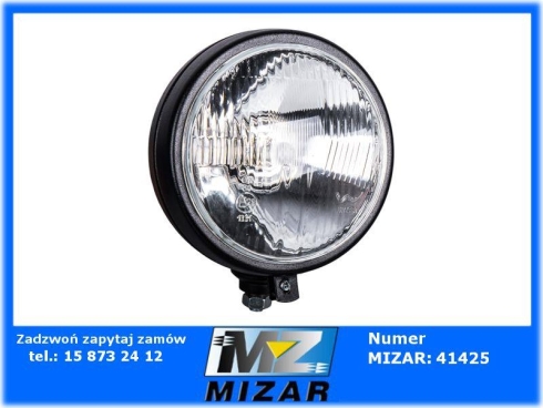 Lampa przednia MTZ F305 pionowa metalowa z żarówką 8703302-70487