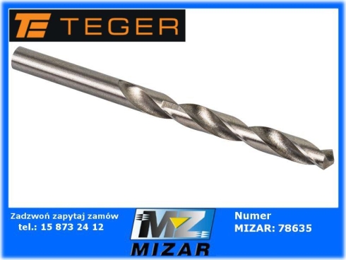 Wiertło do metalu 8mm HSS DIN 388 Teger-70452