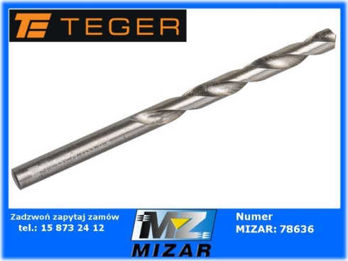 Wiertło do metalu 6,4mm HSS DIN 388 Teger-70451