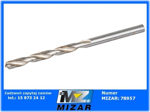 Wiertło do metalu 4,5mm HSS DIN 338 Teger-70590