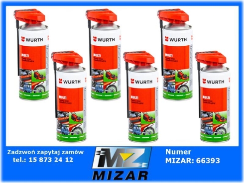 Smar płynny wielofunkcyjny Multi 400ml z aplikatorem Wurth 6szt.-70821