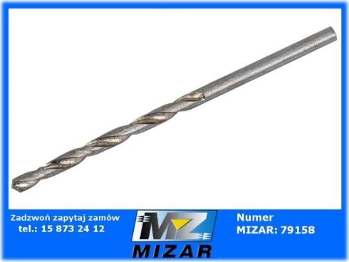 Wiertło do metalu 2,5mm HSS DIN 338 Teger-71033