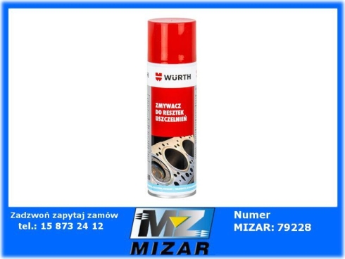 Zmywacz do resztek uszczelek 300ml Wurth-71061