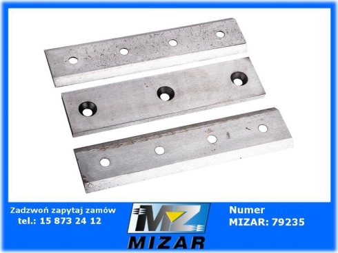 Noże do rębaka 58x248x8mm WC6 WC8 3szt.-71065