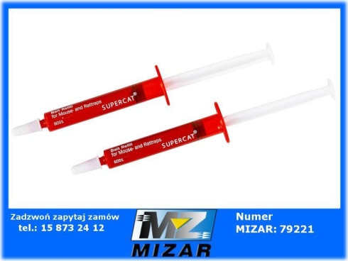 Przynęta pułapki na myszy szczury 2szt. SuperCat Swissinno-71248