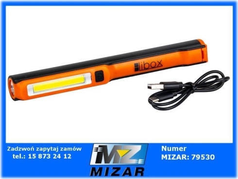 Latarka akumulatorowa Led 200lm + 150lm Libox-71278