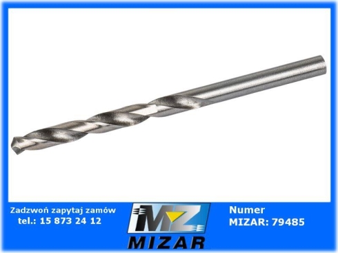 Wiertło do metalu 6,2mm HSS cylindryczne TEGER-71236