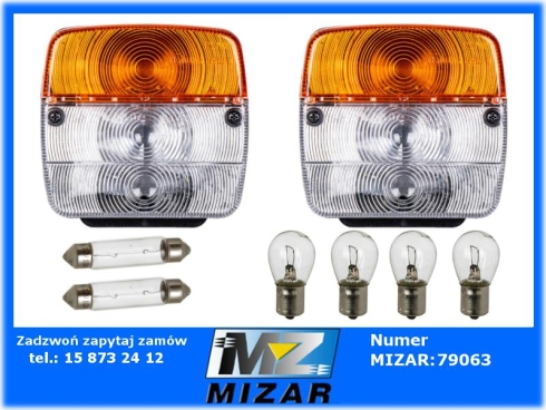 Lampa zespolona pozycyjna Renault z żarówkami 7711102525 zestaw 2szt-71473