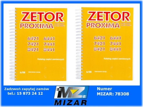 Katalog części Zetor Proxima 6421-8441 222212475-71468