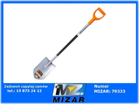 Szpadel szpiczasty 187mm na metalowym trzonku Teger Extreme-71546