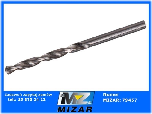 Wiertło do metalu 5,3mm HSS cylindryczne TEGER-71571