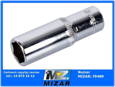 Nasadka klucz nasadowy 11mm 1/4" 6-kąt długa CrV DIN 3124 TEGER-71579