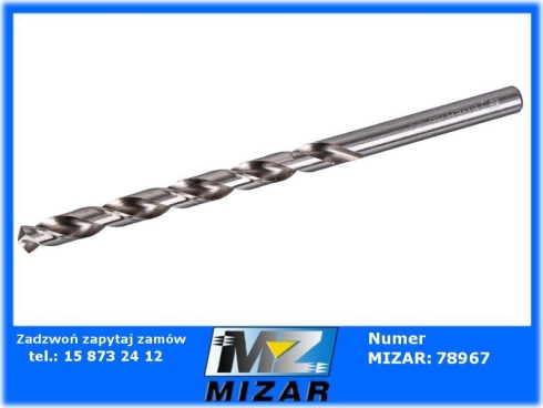 Wiertło do metalu 10x184mm HSS cylindryczne przedłużane DIN 340 Teger-71530