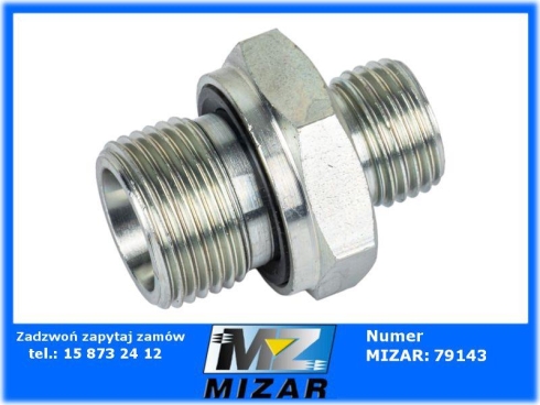 Nypel M20x1,5 / M16x1,5 12S/10L redukcyjny-71675