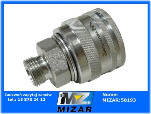 Zawór wtyczka M18x1,5 skręcane ZSR6160102 Bizon Waryński-72056