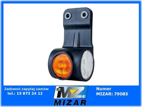 Lampa obrysowa LED z efektem neonu prawa elastyczny wieszak Horpol-72112