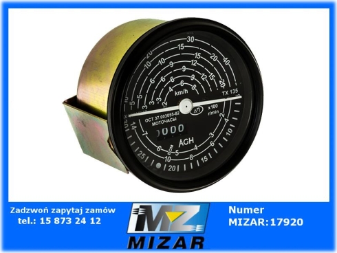 Licznik motogodzin + obrotomierz MTZ TX135-72122