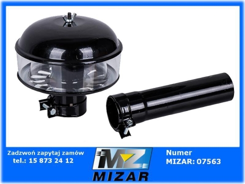 Filtr powietrza wstępny MF3 1666356M91 kompletny z rurką 50mm-72328