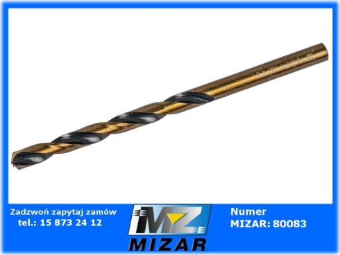 Wiertło do metalu 4,8mm HSS PRO DIN 338 Teger-72503