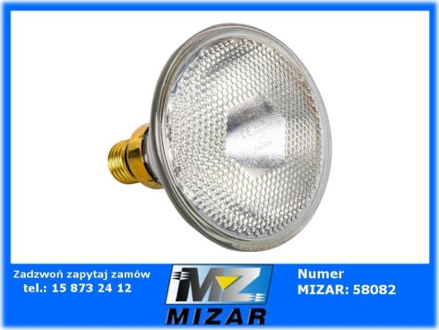 Lampa grzewcza dla zwierząt E27 175W biała KWOKA promiennik podczerwieni Farma-72519