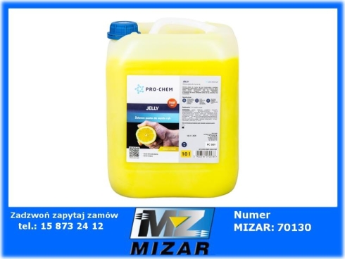 Pasta żelowa do mycia rąk BIO 10l cytryna PRO-CHEM-72526