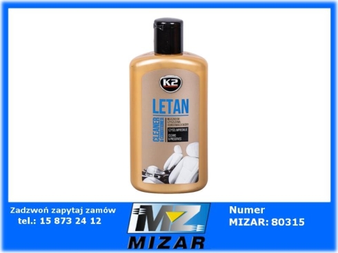 Mleczko do czyszczenia i konserwacji skóry 250ml K2 Letan-72861