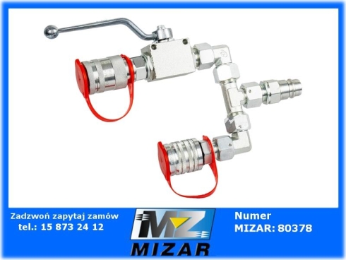 Rozdzielacz gniazda hydraulicznego + szybkozłącza EURO-72883