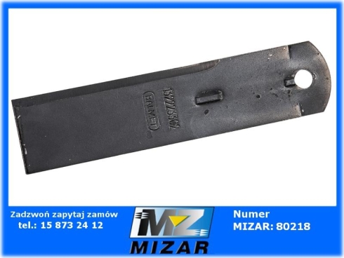 Nóż sieczkarni stały gładki 175x40x3mm Case 1322233C2 Balmet-72801