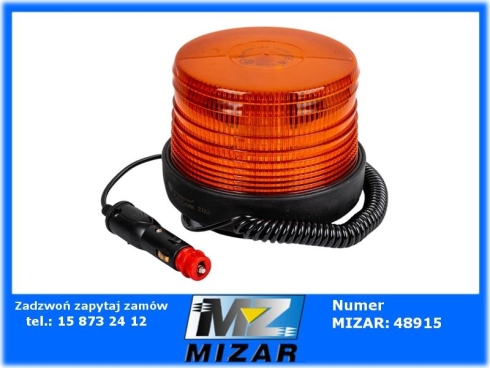 Lampa ostrzegawcza LED kogut na magnes 12W 12-24V-72949