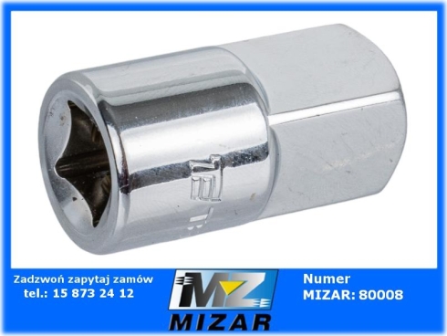 Adapter redukcja do grzechotki z 1/2" na 3/4" stal CrV DIN 3123  Teger-73100