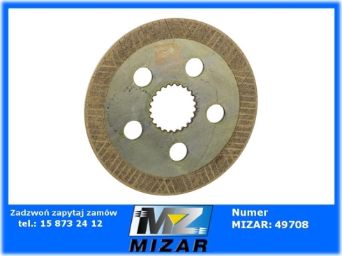 Tarcza hamulcowa Massey Ferguson 3550896M1 3308295M2 fi 178mm-73279