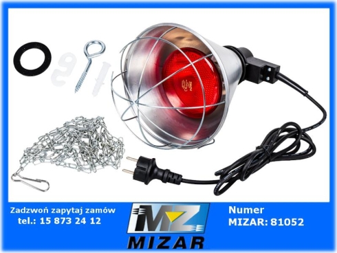 Lampa grzewcza dla zwierząt z oprawą Kerbl 175W E27-73431