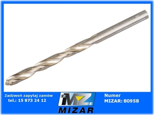 Wiertło do metalu 5,1mm HSS DIN 388 Teger-73828